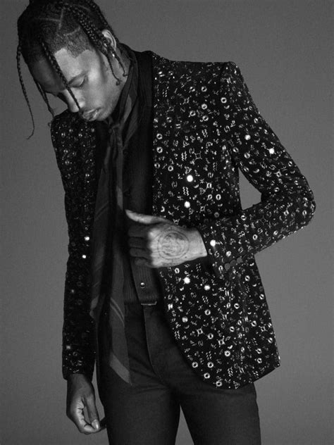 Travis Scott Reprises His Role As A Male Model In New YSL